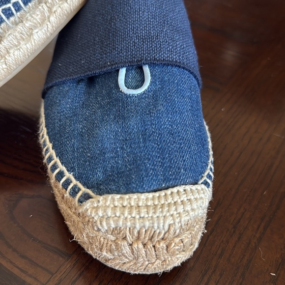 NWOB *Sold Out* Rag & Bone Denim Espadrilles with Leather Accents - Picture 4 of 8